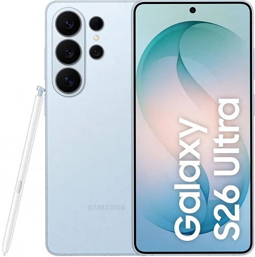 Смартфон Samsung Galaxy S26 Ultra 12/256 ГБ, голубой (Icyblue)